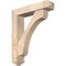 Ekena Millwork Legacy Arts and Crafts Smooth Bracket w/ Offset Brace, Douglas Fir, 5 1/2"W x 24"D x 28"H BKT0604X24X28LEC03SDF - alternate 1